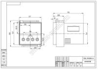 Boîtier d'instrument numérique intelligent en plastique ABS Sanhe 4858 48*48mm, compteur multifonction préréglé, noir