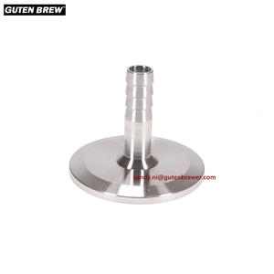 304 baja tahan karat 1.5 ''TC 10mm Barb/aksesoris pembuatan bir rumah/tri-clover fitting