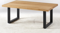 Table basse carrée moderne en bois massif Table d'appoint portable pour salon ou balcon fabriqué par une usine de meubles