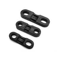 Clips en plastique, 50 pièces, pince à fil fixe