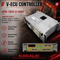 Carte mère de commande principale KAKALAI 7834-21-6003 pour excavatrice Komatsu PC100-6 PC200-6 PC220-6, pièces détachées