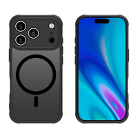 Coque de téléphone portable TPU + PC à texture givrée respectueuse de l'environnement pour iPhone 16 16 Plus 16 Pro 16 Promax anti-chute anti-salissure