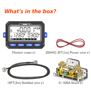 TX21 8-80V 100A Alta Precisão Bateria Coulometer Touch Screen Monitor Portátil Com Bateria Shunted Battery Monitor