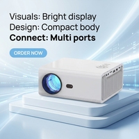Projecteur X26 à succès : Projection haute luminosité, Wi-Fi, Bluetooth, idéal pour le jeu à domicile et l'éducation en classe
