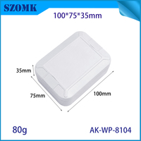 Boîtier réseau en plastique ASA UL94-HB 100*75*35mm, étanche IP67, montable au mur, pour point d'accès sans fil extérieur IoT