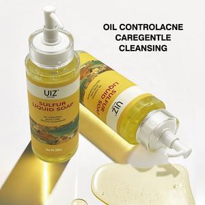 Sapone liquido allo <span class=keywords><strong>zolfo</strong></span> OEM con acido citrico olio di pesca controlarne rimuovere gli acari Caregentle bagnoschiuma sapone liquido Gel doccia - Product Image 5