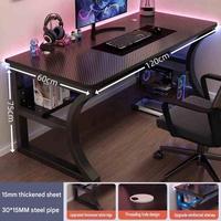 Nouveau style de bureau d'ordinateur portable en bois, bureau gamer, bureau portable pour ordinateur portable, bureau gamer avec pieds en forme de K, table de jeu