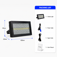 Lumière stroboscopique LED blanche RGB haute performance, éclairage de scène avec contrôle DMX512 RDM pour DJ, club, concert, événement