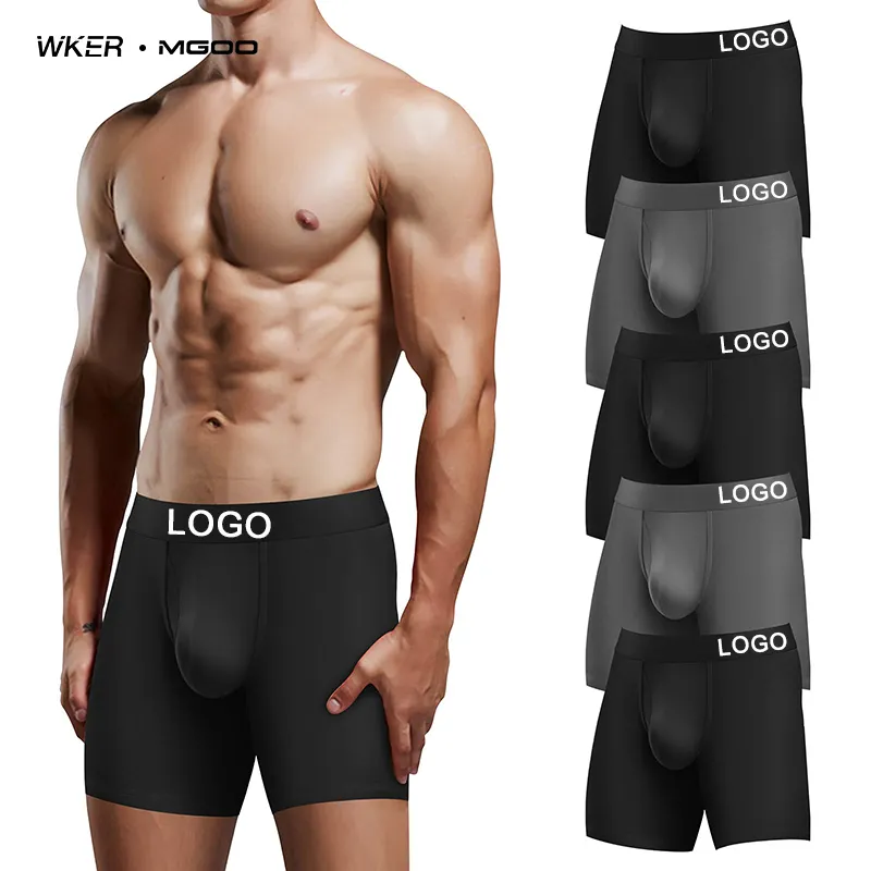 WKER plain briefs cotton men boxer brief custom hidden boxer briefs underwear
