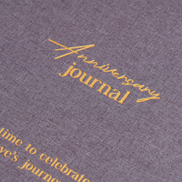 Journal en tissu personnalisé OEM A6, agenda relié en tissu, impression sérigraphique pour cahiers scolaires, souvenir, papier durable