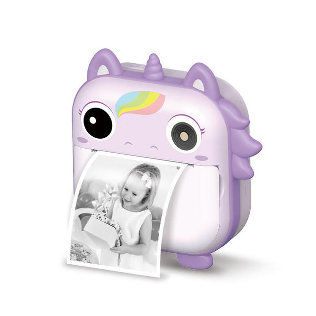 2026 New Arrival Portable Photo Thermal Printing 1080p Video Selfie Kids Camera Instant Print for Kids Christmas Gift