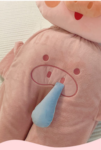 <span class=keywords><strong>Pijama</strong></span> de Franela Cálido de Invierno con Diseño de Trompa de Elefante 3D de Dibujos Animados YB para Mujer y <span class=keywords><strong>Hombre</strong></span>, Pantalones Largos Sueltos, Ropa de Casa para Parejas - Product Image 5