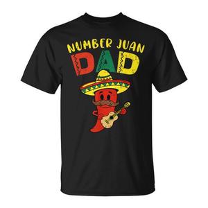 Camiseta del Día del Padre Mexicano con el número Juan Dad - Product Image 1