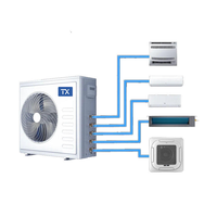 Climatiseurs commerciaux multi-split AUX, unités cassette, climatiseurs muraux multi-zones