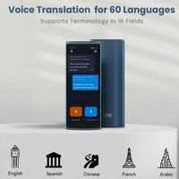 Dispositif de traduction linguistique intelligent IFLYTEK prenant en charge 60 langues, traduction vocale et de texte en temps réel, traduction hors ligne pour les voyages d'affaires