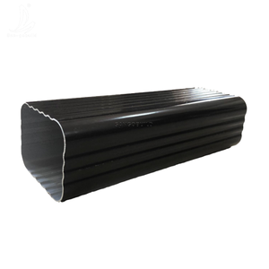 Système <span class=keywords><strong>de</strong></span> <span class=keywords><strong>gouttière</strong></span> en alliage <span class=keywords><strong>d</strong></span>'aluminium léger, <span class=keywords><strong>gouttière</strong></span> <span class=keywords><strong>de</strong></span> toit noire, tuyau <span class=keywords><strong>de</strong></span> <span class=keywords><strong>gouttière</strong></span> imperméable, canal <span class=keywords><strong>de</strong></span> drainage pour villa, toit en béton - Product Image 1
