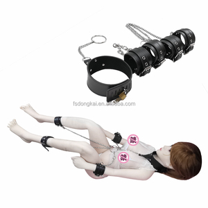 DK Source Factory SM Game Play Sex Toy Set PU Bondage Fetish Restraints Kit pour Couples Menottes Fouets Cosplay BDSM Bondage Set - Product Image 1