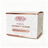 Caja de Papel Cosmética Ecológica y Duradera con Logotipo Personalizado, Estampado en Dorado Rosa para Exfoliante Corporal, Crema Facial, Empaque para Cuidado de la Piel