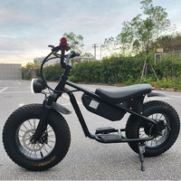 Vélo électrique 16 pouces 48V 15Ah, cadre en acier, Fatbike tout-terrain pour neige et plage, moteur moyeu lithium, 7 vitesses, E-bike