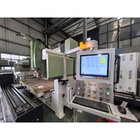 Máquina de corte de piedra CNC de 5 ejes tipo puente para perfilado de mármol y granito con ventosa, fresa y ajustador de herramientas