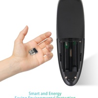 Grabadora de Voz Digital con Control Remoto G10 G10S, Teclado, Eje de Giroscopio, Control Remoto IR para Android TV Box