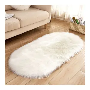 Shag Furry Long Pile Fur Rug Comfortable Large Size Imitation Fur Floor Mat Rugs Carpets For Living Room