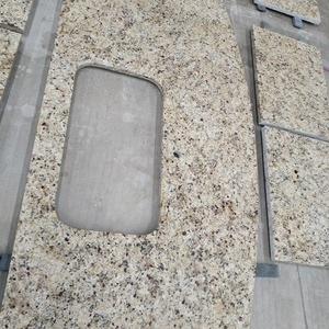 Tmz OEM Brazil bướm vàng Santa CeciLia Vàng Tấm Đá Granite đánh bóng đá tự nhiên vật liệu xây dựng gạch - Product Image 3