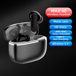 Nieuwe Aankomst Max60 Draadloze Oordopjes Anc Enc Ruisonderdrukking Comfort In-Ear Dragen Hifi Muziek Gaming Max60 Mini Oordopjes 5.4 - Product Image 6