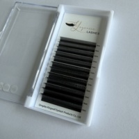 Extensions de cils pré-faits en éventail en forme de U, croisés 2D, en poils synthétiques coréens, épais, naturels, doux, véganes et sans cruauté animale
