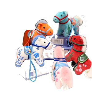 Adorabili ciondoli per cavalli di peluche: portachiavi in <span class=keywords><strong>Pony</strong></span> colorato e appendiabiti per borse, perfetti per decorare borse/chiavi giocattoli di peluche - Product Image 1