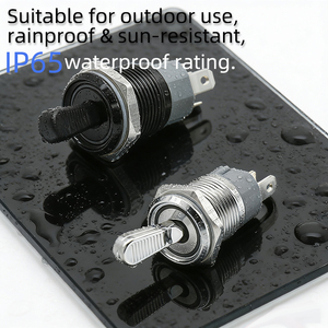 สวิตช์โลหะขนาด 16 มม. แบบกด 2/3 ตำแหน่ง 10A กระแสสูง พร้อมไฟแสดงสถานะ - Product Image 5