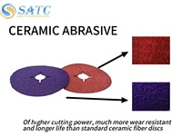 Disques en fibre de résine céramique pure en gros 4" 4.5" 5" Grains 24/36/40/50 à trous croisés pour acier inoxydable et acier au carbone Fabricant OEM