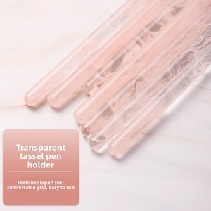 Japanese Smoky Pink Acrylic Nail Art Pen <b>Set</b> for UV Gel Blending Coloring and Gradient Lines - Product Image 3