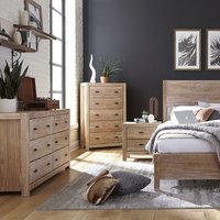 Neu eingetroffen: Modernes europäisches Design Holz-Schlafzimmermöbel-Set mit erweiterbarem Stauraum für Apartments und Hotels