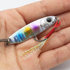<span class=keywords><strong>Leurre</strong></span> de pêche jigging 3D réaliste avec hameçons triples et yeux de poisson, 10g, 15g, 18g, 20g, 10 couleurs, pour la pêche en <span class=keywords><strong>eau</strong></span> <span class=keywords><strong>douce</strong></span> au bar et au culter en lac, en métal - Product Image 4