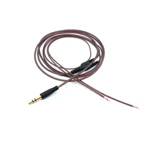 3,5mm OFC Core 3-polige Buchse Audio kabel Ersatz Kopfhörer Reparatur Headset Kabel DIY Kopfhörer Kopfhörer Wartungs kabel