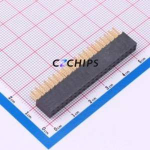 SSW-120-02-G-D Pin Socket Through hole Component (THT),P=2.54mm Connector 2.54mm 2.54mm Through Hole Double Row - Product Image 1