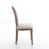 Chaise de salle à manger en bois de style antique Louis XV avec tissu en coton imprimé fleur de prunier rouge pour salle de bain ou parc d'appartement