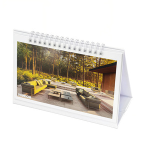 Impression de calendriers de table promotionnels personnalisés pour entreprises, calendriers mensuels illustrés - Product Image 5