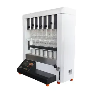 SOX406 6PCs 80ml Analizador de grasa Equipo de prueba de laboratorio <span class=keywords><strong>directo</strong></span> de fábrica Extractor Soxhlet - Product Image 1