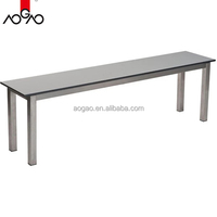 Tables et chaises de salle à manger en stratifié HPL personnalisé résistant aux rayures et aux chocs