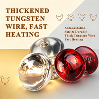 Lampe chauffante infrarouge pour bétail, lampe de chauffage pour élevage porcin, lampe de couvaison pour porcelets, équipement de chauffage pour l'élevage