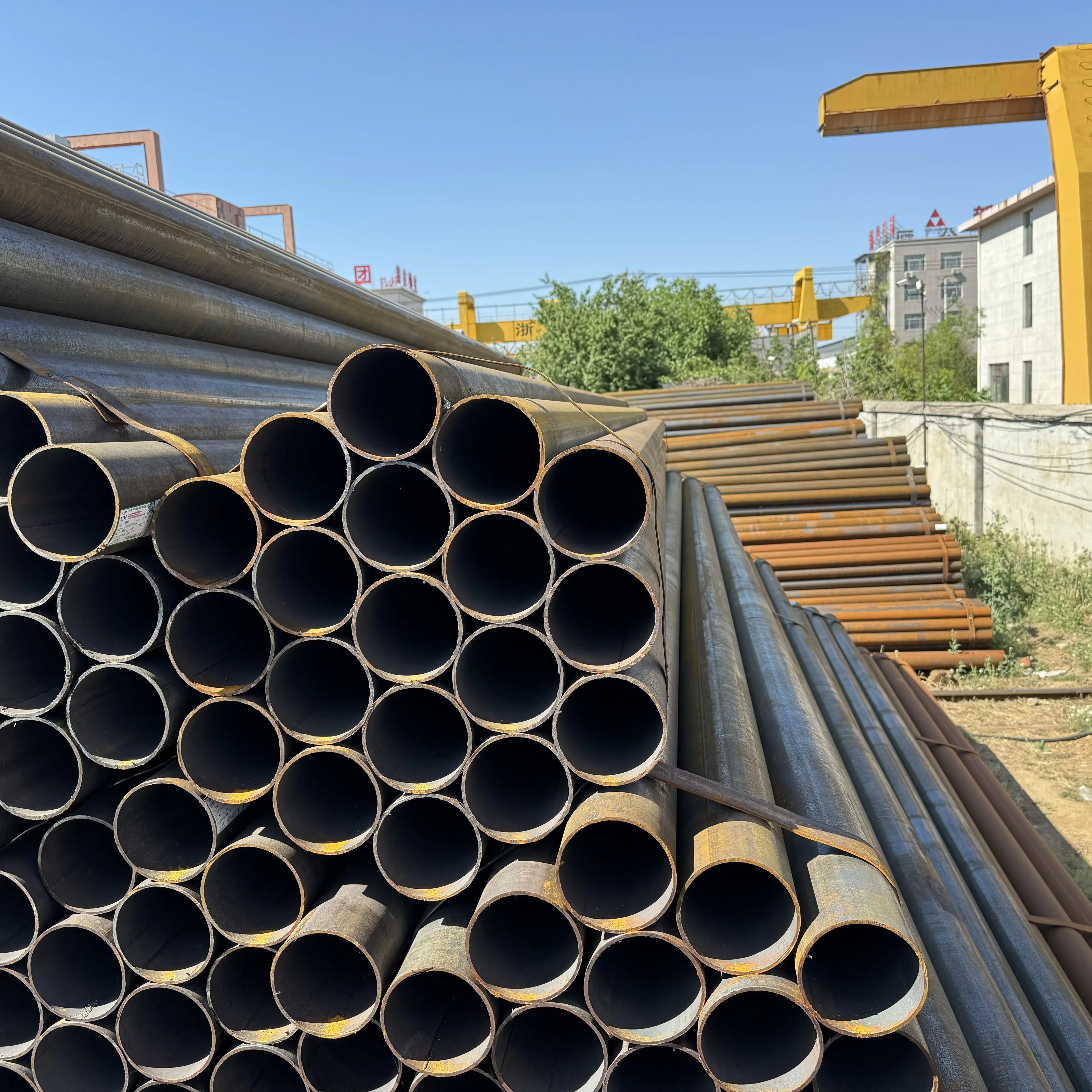 schedule 40 astm a252 grade 3 sa 209 t1 api 5l a178 st-52 12 inch hot rolled carbon seamless steel pipe price per meter