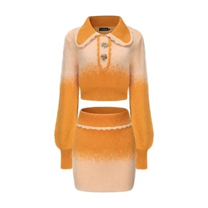 Hilo de Chenilla Degradado de Moda Nm 2/26 2/16, Hilo de Lana Merino Superfina 100% RWS para Tejer, Coser y Confeccionar Prendas Ecológicas - Product Image 2