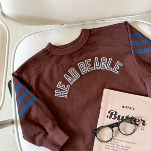 Pull brodé d'automne T-Shirt Base Shirt Printemps Garçons Filles Pull <span class=keywords><strong>Sweat</strong></span> pour enfants - Product Image 5