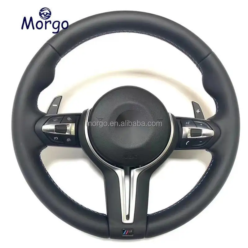 For BMW steering wheel Customized 3 Series F30 5 series F10 X5 X6 m3 M4 M5 M6 steering wheel For BMW Leather steering wheel