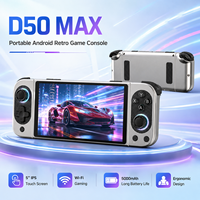 Console de jeu portable D50 MAX avec écran tactile de 5 pouces, système Android, batterie de 5000 mAh, design ergonomique pour la vente en gros en usine