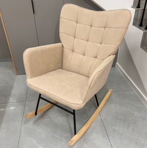 Sillón Reclinable Ligero con Respaldo Alto <span class=keywords><strong>para</strong></span> Lactancia, Sillón Moderno <span class=keywords><strong>para</strong></span> Sala de Estar - Product Image 5