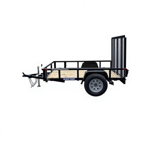 รถพ่วงอเนกประสงค์ BlueTrac 5x8 พร้อมประตูแบบลาดเอียง รับน้ำหนักได้ 2990 ปอนด์ (GVWR) 100-1000 กิโลกรัม (Max Payload) ในราคาที่ถูกกว่า - Product Image 1