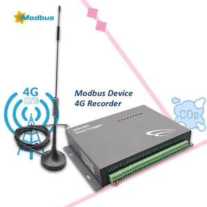 Contador de pulsos Modbus 4G Registrador de adquisición de datos Sensores IOT El contador de pulsos RS485 proporciona captura de datos